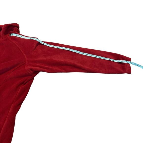 Columbia Women’s Red Fleece Fast Trek II Zip Up Jacket, Size Medium - Picture 13 of 15